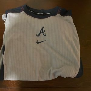Atlanta Braves team issues long sleeve